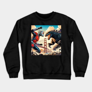 Godzilla vs Ant Man fan Art mashup Crewneck Sweatshirt